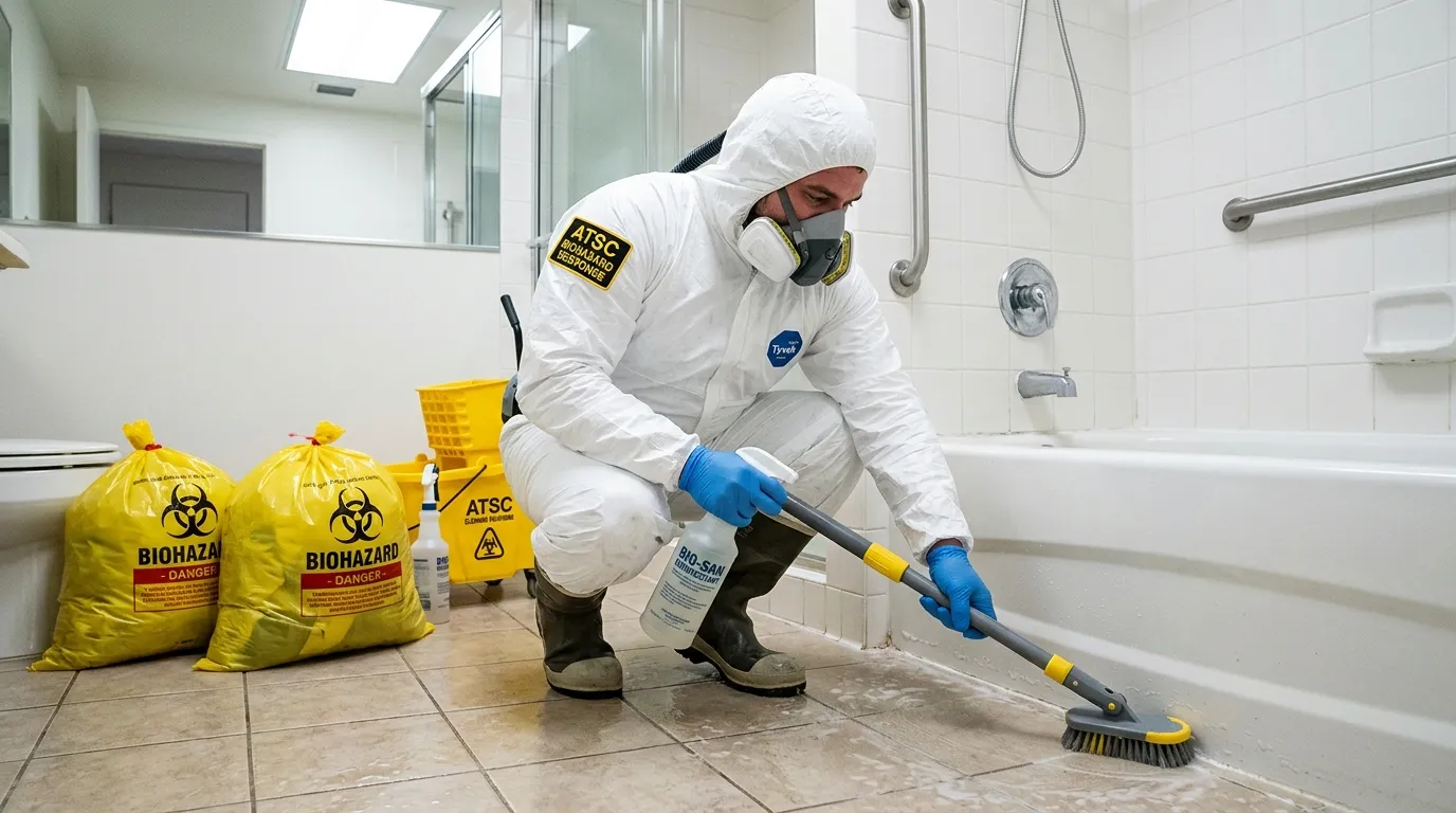 Decontamination equipment deployed for Blood Cleanup in Winterset